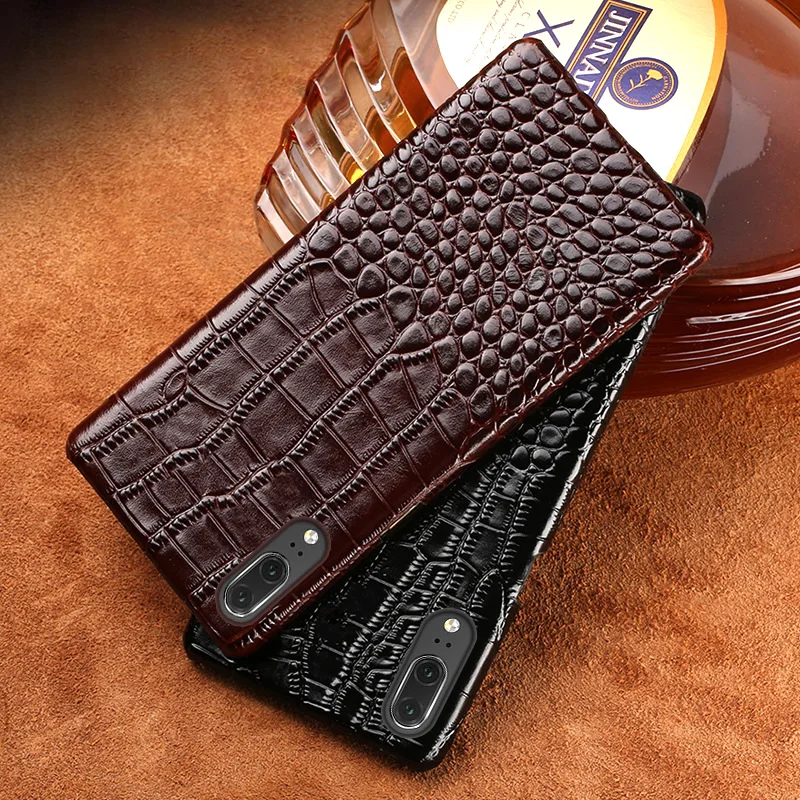 

Phone Case For Huawei Mate 9 10 20 P8 P9 P10 P20 Pro Lite case Crocodile Texture back cover For Honor 7X 8 9 Lite 10 V10 cases