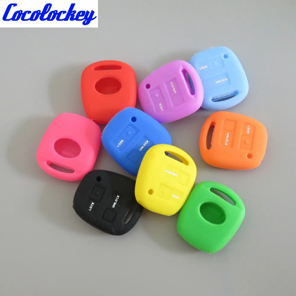 Cocolockey силиконовый чехол для ключей TOYOTA CAMRY CELICA PRIUS YARIS RAV4 COROLLA без логотипа|fob