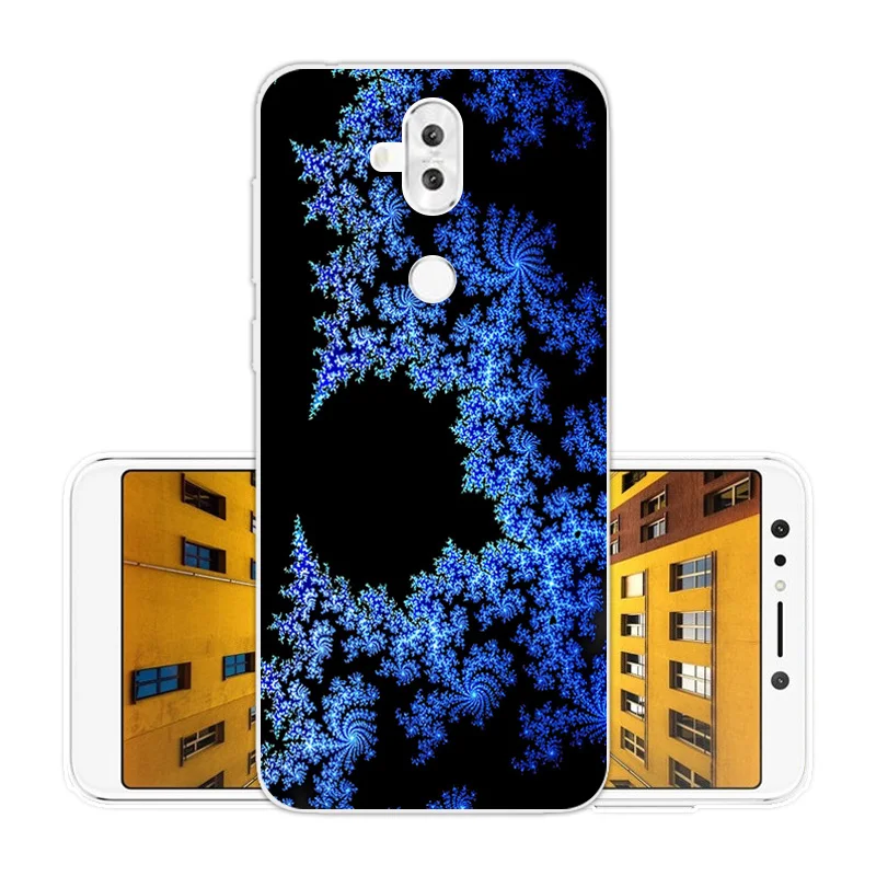 Для Asus Zenfone 5 Lite ZC600KL чехлы для телефонов 6 0 дюймов ZF5Q X017D силиконовый чехол Синий |