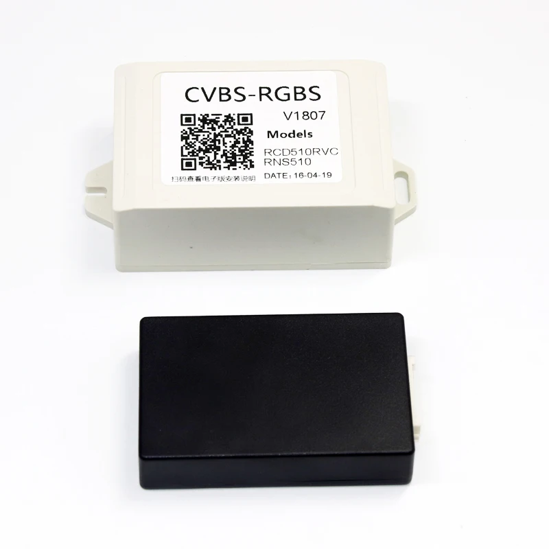Полицейские зеркало заднего вида Камера CVBS AV к преобразователь RGB адаптер для VW Volkswagen RCD510 RNS510 RNS315 адаптер декодера Golf passat