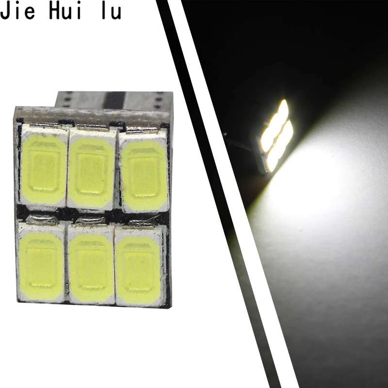 1 шт. T10 W5W 6 светодиодный 194 501 Auto 5630 SMD салона автомобиля Клин инструменты для