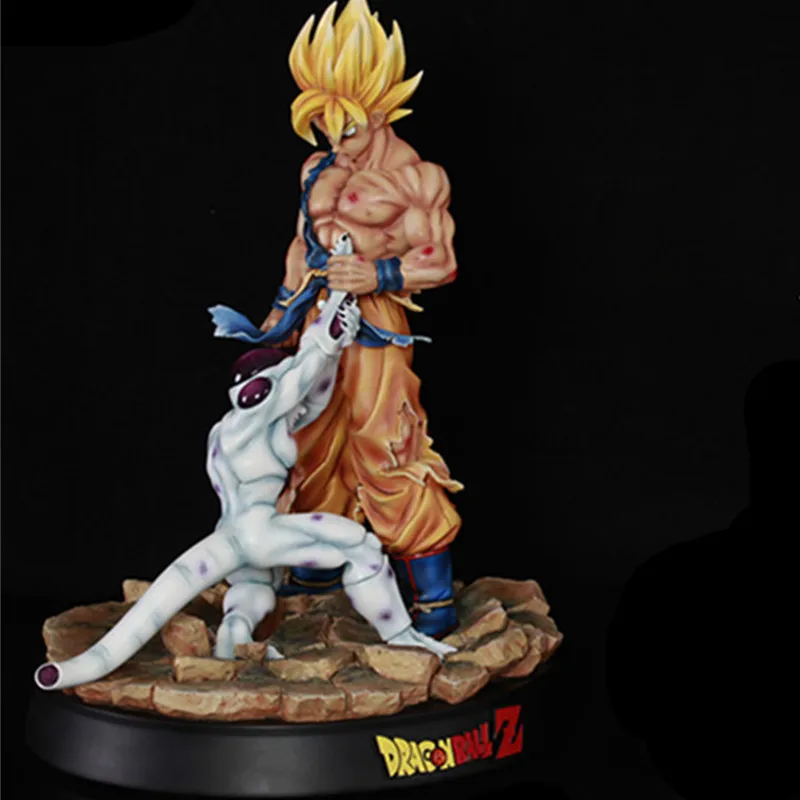 Dragon Ball Z Super Saiyan Son Goku VS Frieza 1/6 GK статуя смолы фигурка Коллекция Модель игрушки G2256