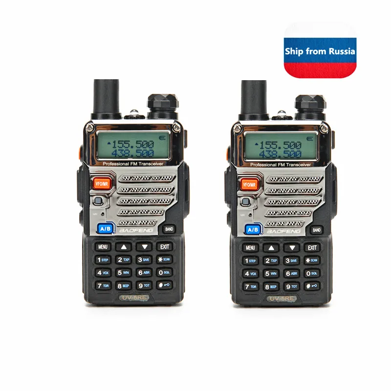 Baofeng UV-5RE Walkie Talkie 5W UHF&VHF SMA-FProfessional CB Radio HF Transceiver Baofeng UV5RE UV 5R UV5 Up Graded Mobile Phone