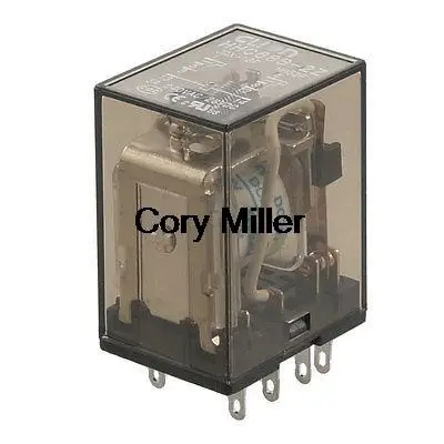 Катушка 24 В постоянного тока, 8 контактов, DPDT 5A, электромагнитное реле MY2NJ HH52P