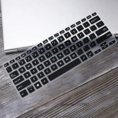 Black Силиконовая клавиатура для ноутбука, защитный чехол для ASUS VivoBook S13 S330UN s330ua S330U s330 adol13 ADOL 13 13,3 дюймов - Цвет: Black