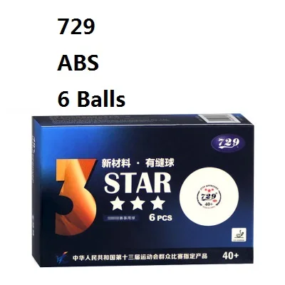 729 DHS JOOLA PALIO SANWEI 40+ 3 звезды мяч для настольного тенниса новая технология для ракетки для пинг-понга Олимпийские игры - Цвет: 729 6 balls