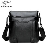 badenroo new male casual business shoulder crossbody bags men leather messenger bags brand designer handbags fashion flap bags