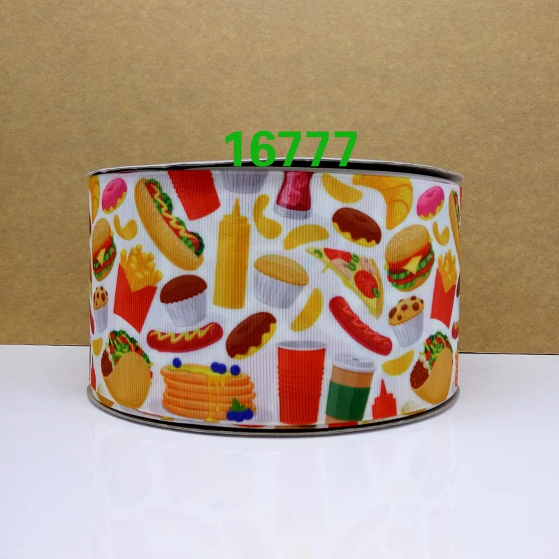 Free shipping 50 yard cartoon printed grosgrain ribbon 16769 | Дом и сад