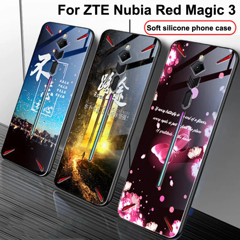 Противоударный мягкий Силиконовый ТПУ чехол для телефона ZTE Nubia Red Magic 3 чехол s NX629J RedMagic 3 тонкий защитный бампер чехол RedMagic3