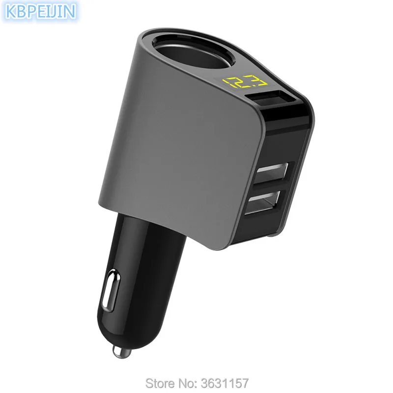 USB Автомобильное зарядное устройство Автомобильный Стайлинг разъем питания LED