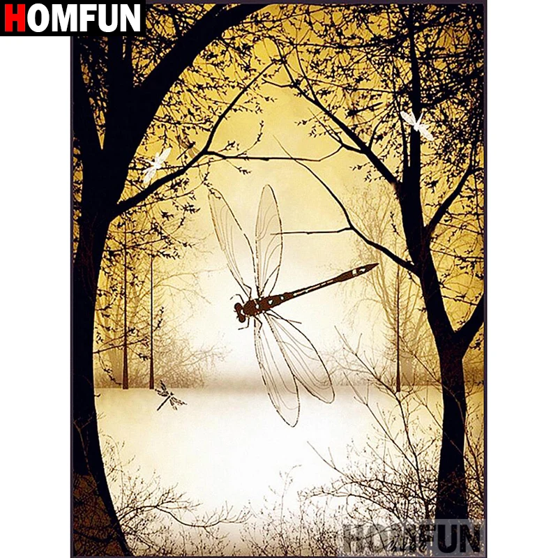 Картина из страз HOMFUN A18934 алмазная 5D Вышивка с квадратными/круглыми стразами