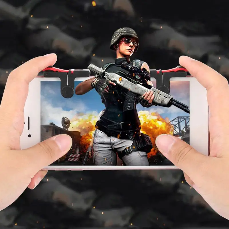 2 шт телефон игры аксессуары геймпад для смартфона вспомогательный контроллер игровой триггер шутер