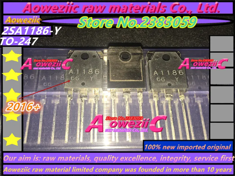 Aoweziic+ импортный 2SA1186-Y 2SC2837-Y 2SA1186 2SC2837 A1186 C2837 TO-247 усилитель мощности транзистор