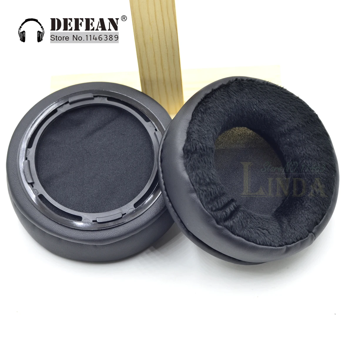 Толще велюр Мягкая Подушка амбушюры из фторопласта для Hifiman он наушники серии