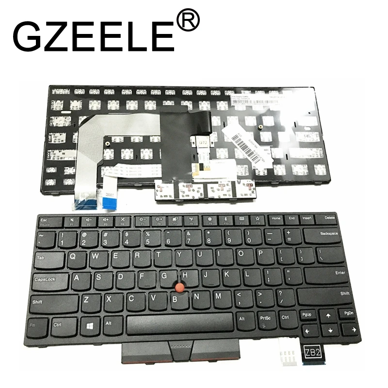 Клавиатура US для ThinkPad A475 A485 T470 T480 PN 01HX339 01HX379 01HX299 01HX328 01HX368 01HX408 01AX364 01AX405