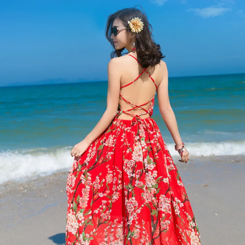 2017 летняя пляжная одежда женское праздничное богемное Бохо стильное сексуальное