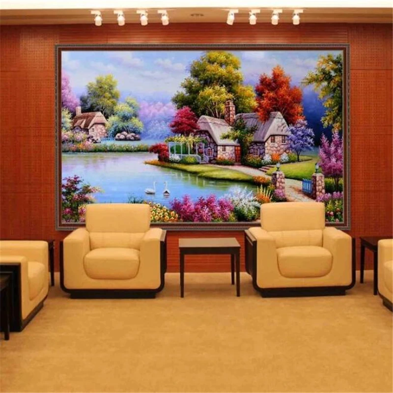 Обои на заказ 3d росписи фэнтези феи мир ТВ фон для гостиной спальни обои|Обои| |