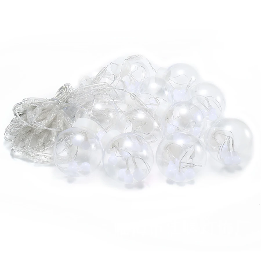

Thrisdar 2.5M Upgrade Tale Ball Curtain LED Fairy String Light Romantic New Year Xmas Wedding Party Window Fairy Garland