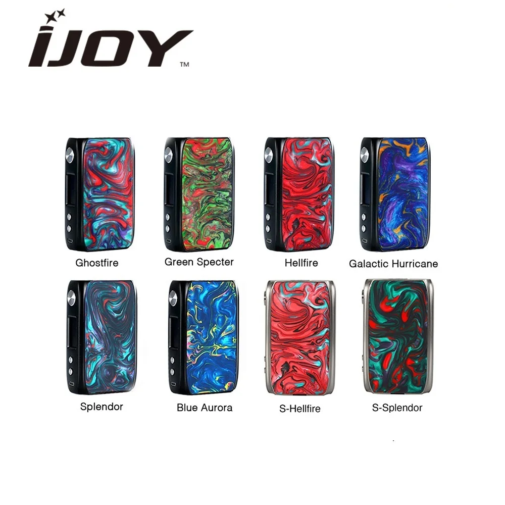 In stock iJoy Shogun Univ 180W Box Mod Vape Powered By Dual 18650 Battery UNIV E cigs Chip-Set Resin VS Drag 2 / Mini | Электроника