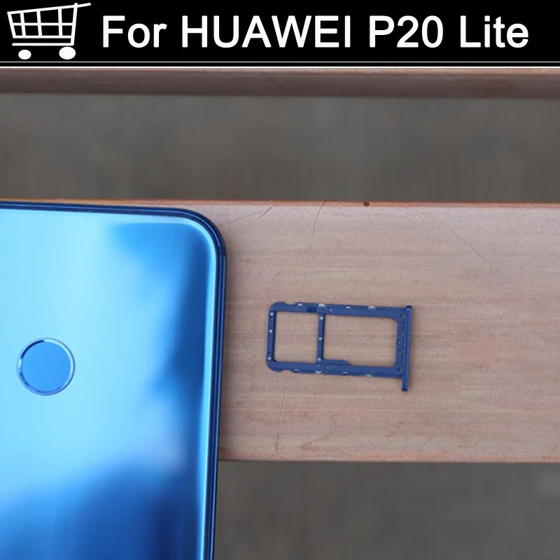 Новинка для HUAWEI p20 p 20 lite Nano Sim + микро лоток держатель Слот гнездо Замена карты