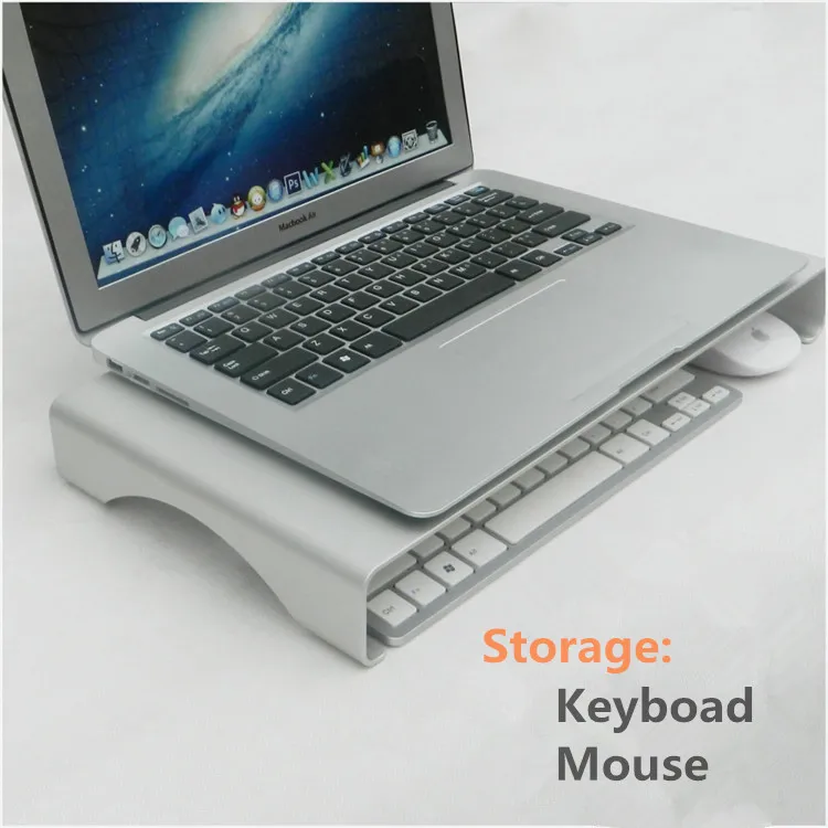 Металлическая подставка для монитора Suporte подставка для ноутбука для Apple Macbook для lenovo PC держатель подъемный механизм стола из алюминиевого сплава подставка для ноутбука