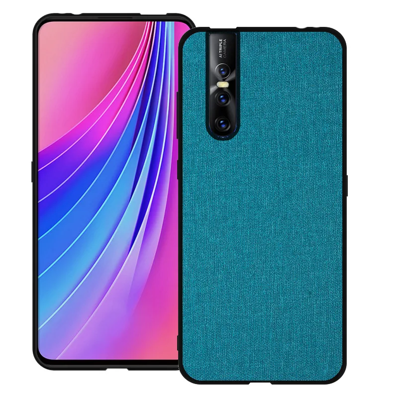 Чехол для VIVO V15 Pro чехол роскошный мягкий силиконовый тканевый защитный