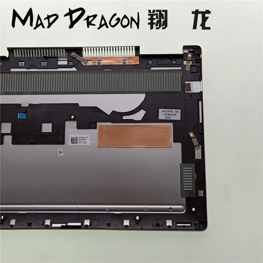 Бренд MAD DRAGON, Нижняя крышка для ноутбука, сборка для Dell Inspiron 13 7370 7373 7380, серебро 0R58VX R58VX 460.0B605.005