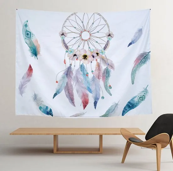 CAMMITEVER Dream Catcher Mandala Tapestry Indian Wall Hanging Cloth Bohemian Bedspread Blanket Hippie | Дом и сад