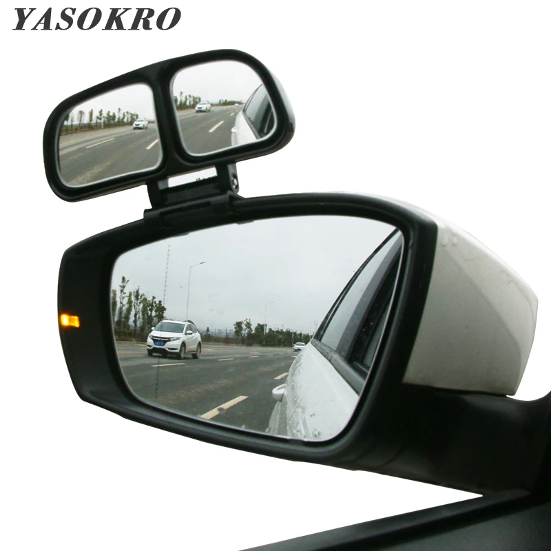 Автомобильное зеркало заднего вида YASOKRO регулируемое на 360 градусов Зеркало для