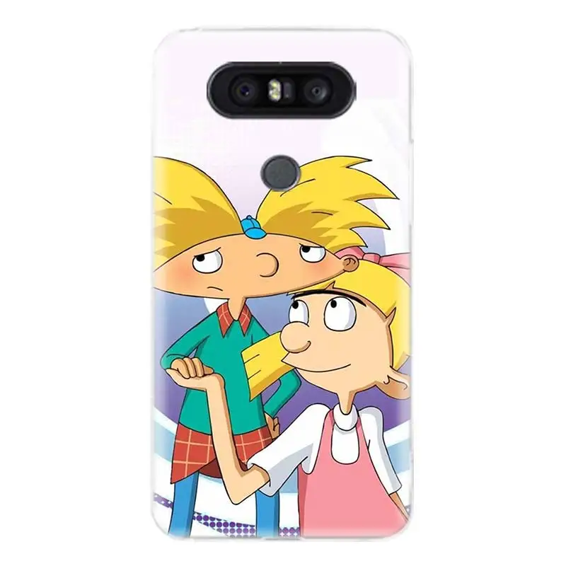 Эй Арнольд Прочный мягкий ТПУ Fit чехол для телефона LG V40 G6 G7 Q6 Q8 Q7 G5 G4 V30 V20 V10 K8 K10 2018