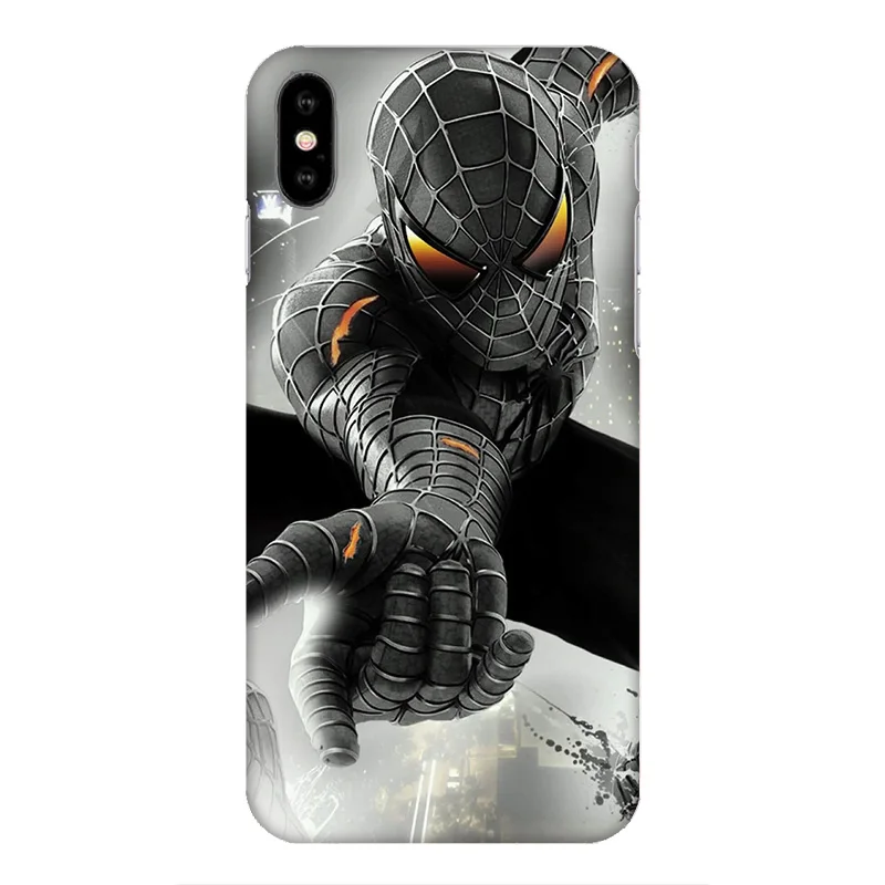 Чехол Marvel Капитан Америка щит супергерой чехол для iPhone XS Max XR X 10 7 8 Plus 6 6s Железный человек паук чехол Аксессуары