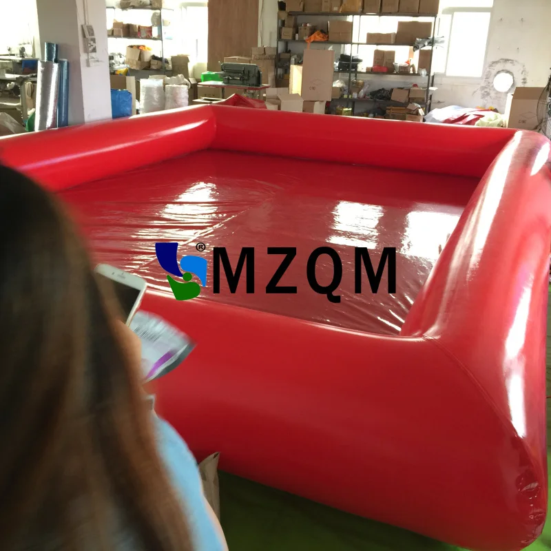 MZQM 6*5 м наружные надувные водные игры ПВХ брезент большой надувной бассейн для