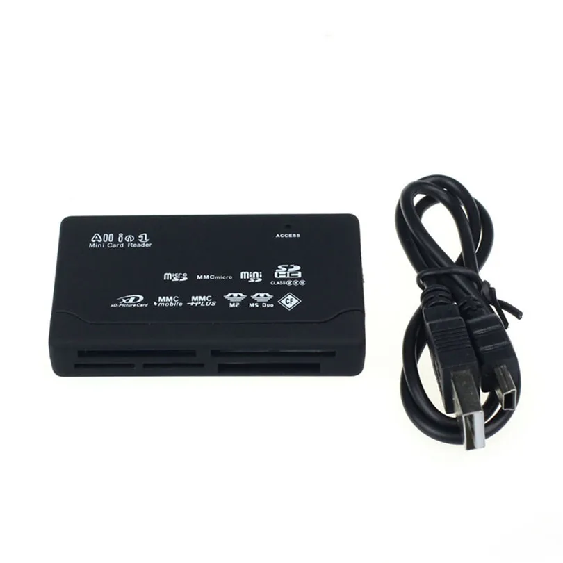 Надежный кард ридер USB 2 0 для SD XD MMC MS CF SDHC TF Micro M2 адаптер Поддержка SD/Mini SD/XD/CF/T Flash/SDHC