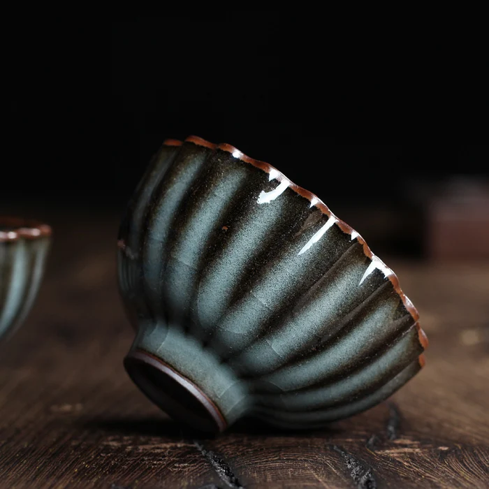 1 шт. КИТАЙСКИЙ РЕДКИЙ Longquan Высший сорт Celadon фарфор гайвань фарфоровая чашка чайная чаша 70 мл для коллекция произведений искусства Китай чайная чашка