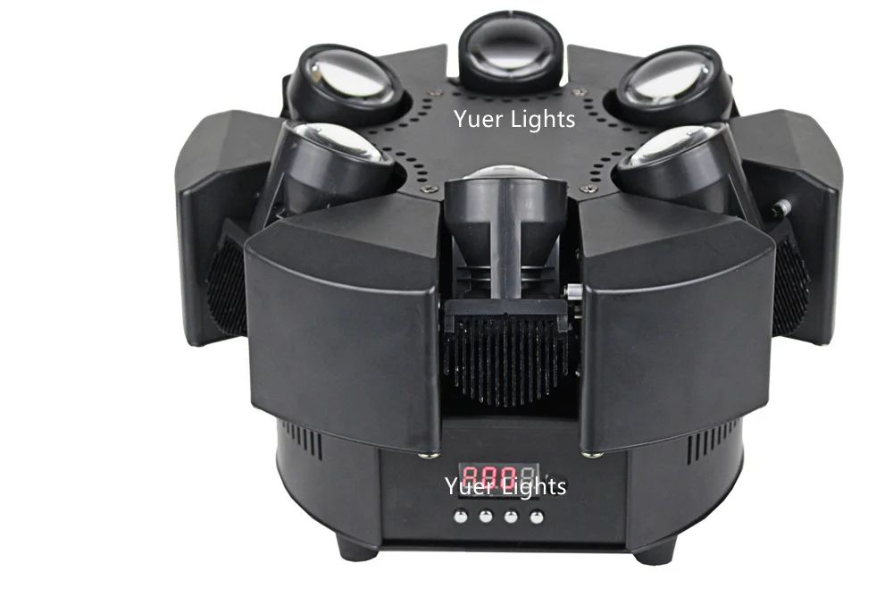 8 шт. умный луч 6X10 Вт RGBW 4в1 светодиодный движущаяся головка луч лампы DMX 17/38 каналов профессиональный светодиодный сценический свет Dj шоу оборудование