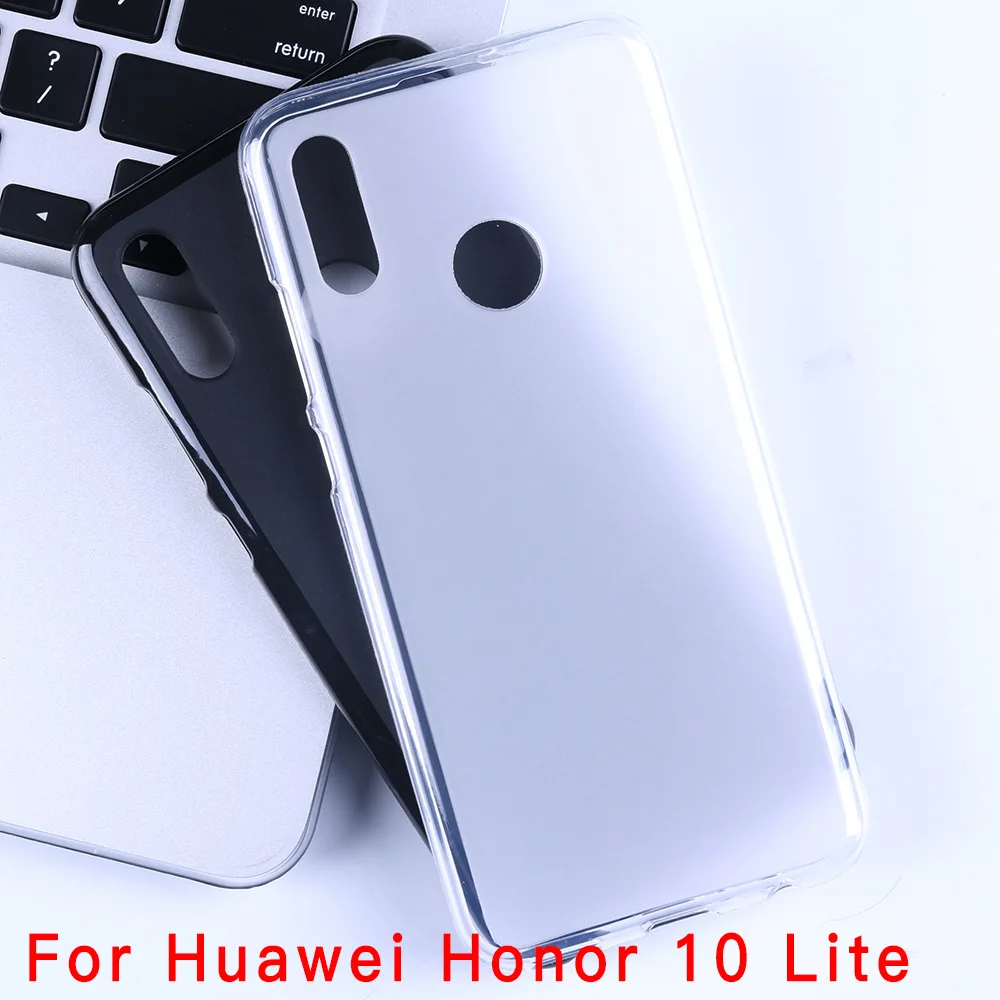 Мягкий силиконовый чехол для телефона huawei Honor 10 Lite задняя крышка Coque Funda оболочка