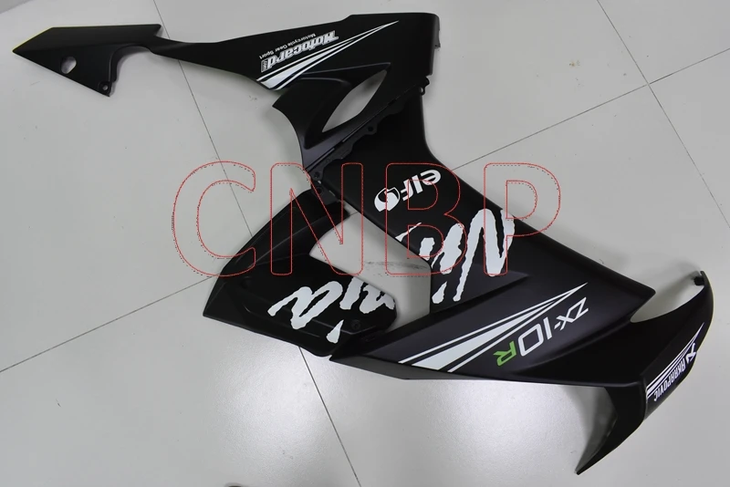 Набор для всего тела Ninja ZX 10r 2008 2010 матовые черные Обтекатели 08 09 Пластиковые