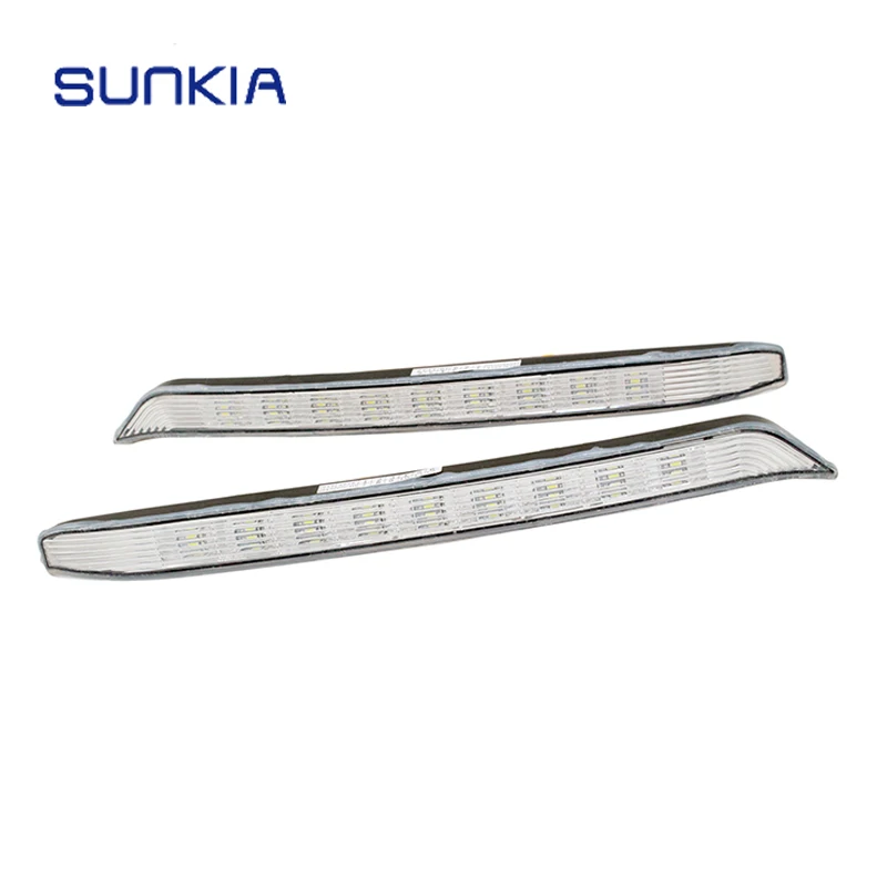 SUNKIA 2 шт./компл. Светодиодный дневной светильник для KIA K3 DRL с указатели поворота s