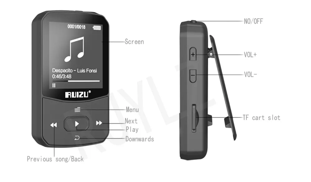 Новинка, спортивный Bluetooth X51, 4,2, MP3 плеер, клип, мини поддержка передачи и приема FM, поддержка подключения телефона