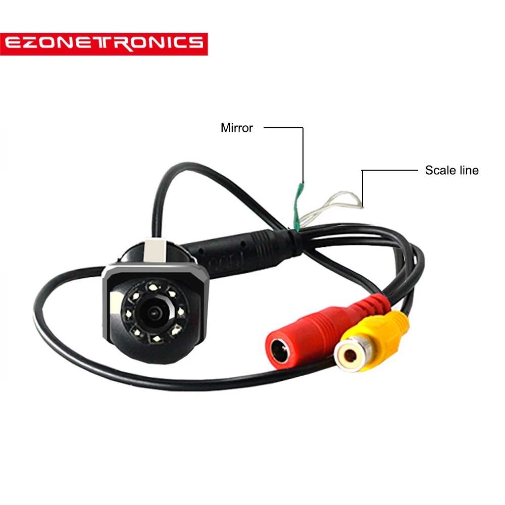

Free Shipping Waterproof HD CCD Night Vision Car Front Rear View Camera 170 Wide Angle Universal Car Backup Parking Camera 418FR
