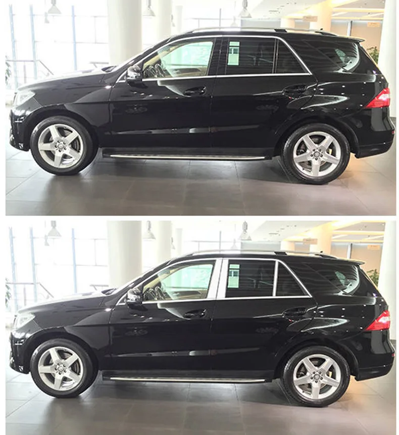 

Stainless steel Exterior Window Sill Lid Trims for mercedes benz ML300 ML350 ML250 GLE320 GLE350 GLE400 2012-2018 Car Styling