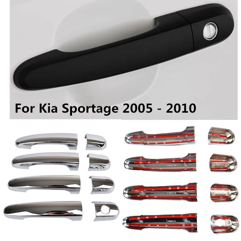 Хромированная накладка на боковую дверную ручку для Kia Sportage 2005 2010 2006 2007 2008