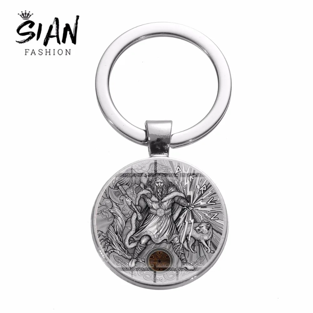 SIAN, Новое поступление, славянские грозы, брелок, грозы перуня, изображение, стекло, кабошон, автомобильный брелок, брелок, аксессуары