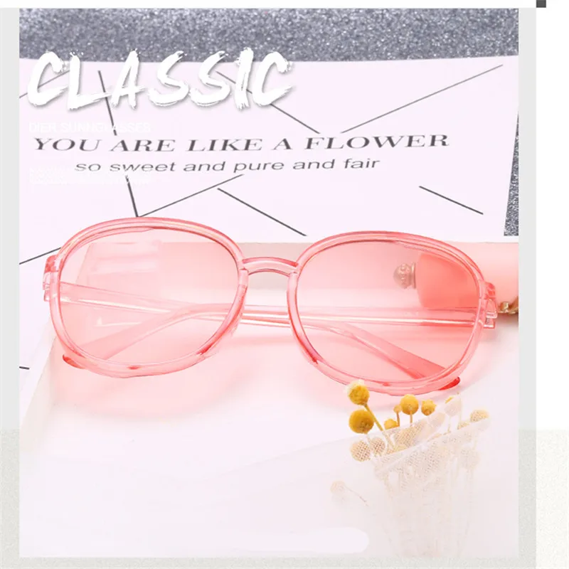 Новые круглые Модные женские солнцезащитные очки ASUOP прозрачные ретро мужские