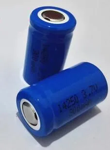 Бесплатная доставка 4 шт./лот 3 7 v 14250 300mah литий-ионная аккумуляторная батарея li-ion