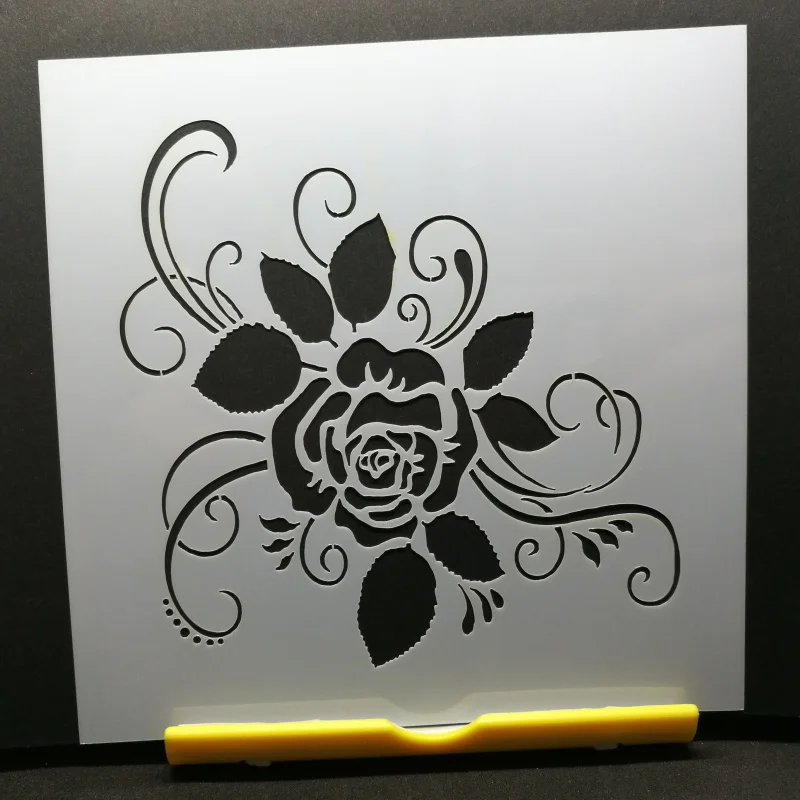 

Flower pvc Layering Stencils for Diy scrapbook coloring,painting stencil,home decor diy etc. Product image