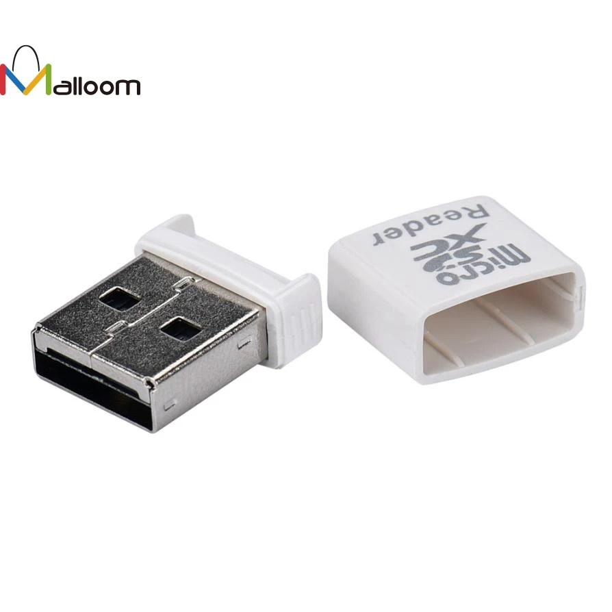 Malloom мини Супер Скоростной USB 2,0 Micro SD/SDXC TF быстрый скорость передачи карт ридер адаптер Высокое качество для Windows для Mac