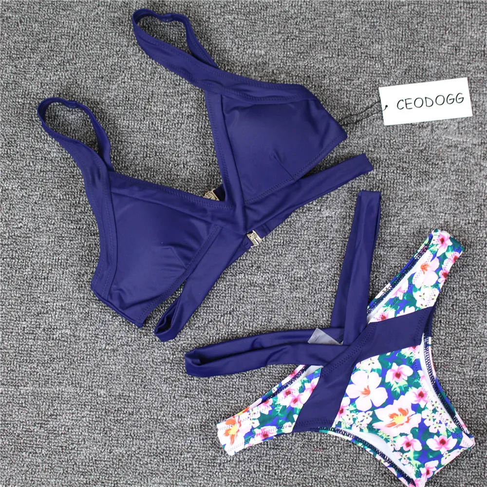 Ceodogg 2017 Фирменная Новинка пикантные Для женщин комплект бикини Купальники для