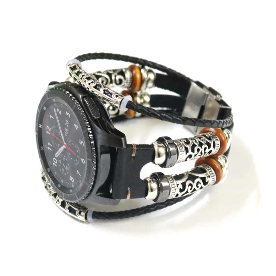 Ремешок из натуральной кожи для смарт-часов Xiaomi Huami Amazfit Pace браслет Stratos 2 2S 22 мм |