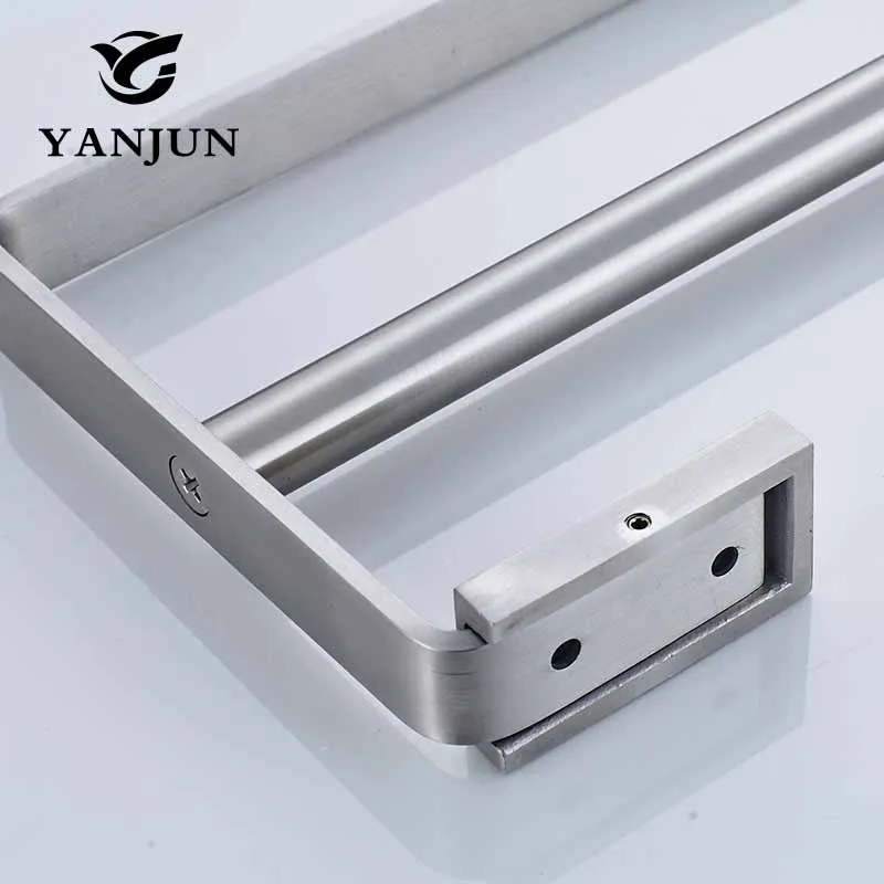 Настенный 304 из нержавеющей стали для полотенец двойной держатель популярные